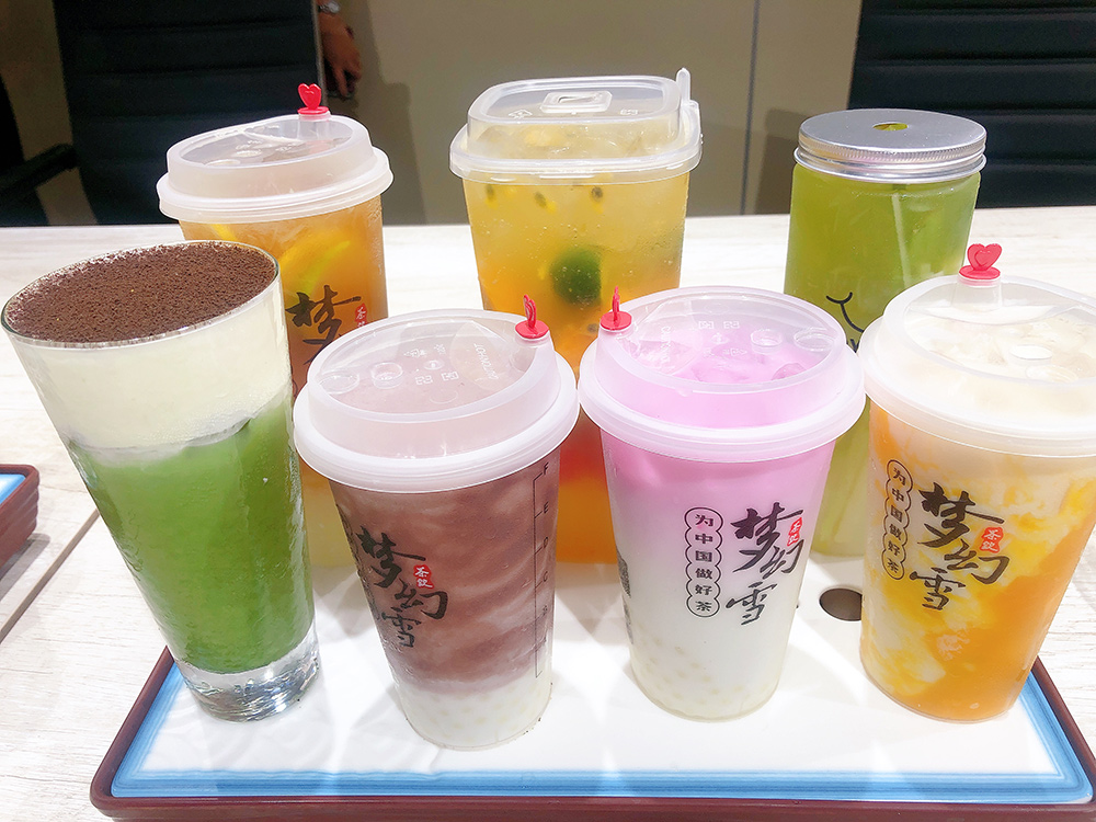 梦幻雪奶茶菜单